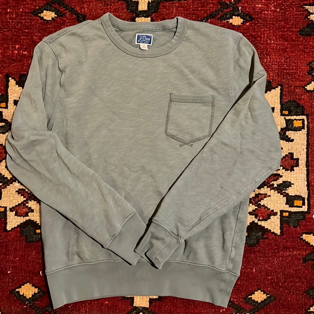 Men’s jcrew crewneck olive green